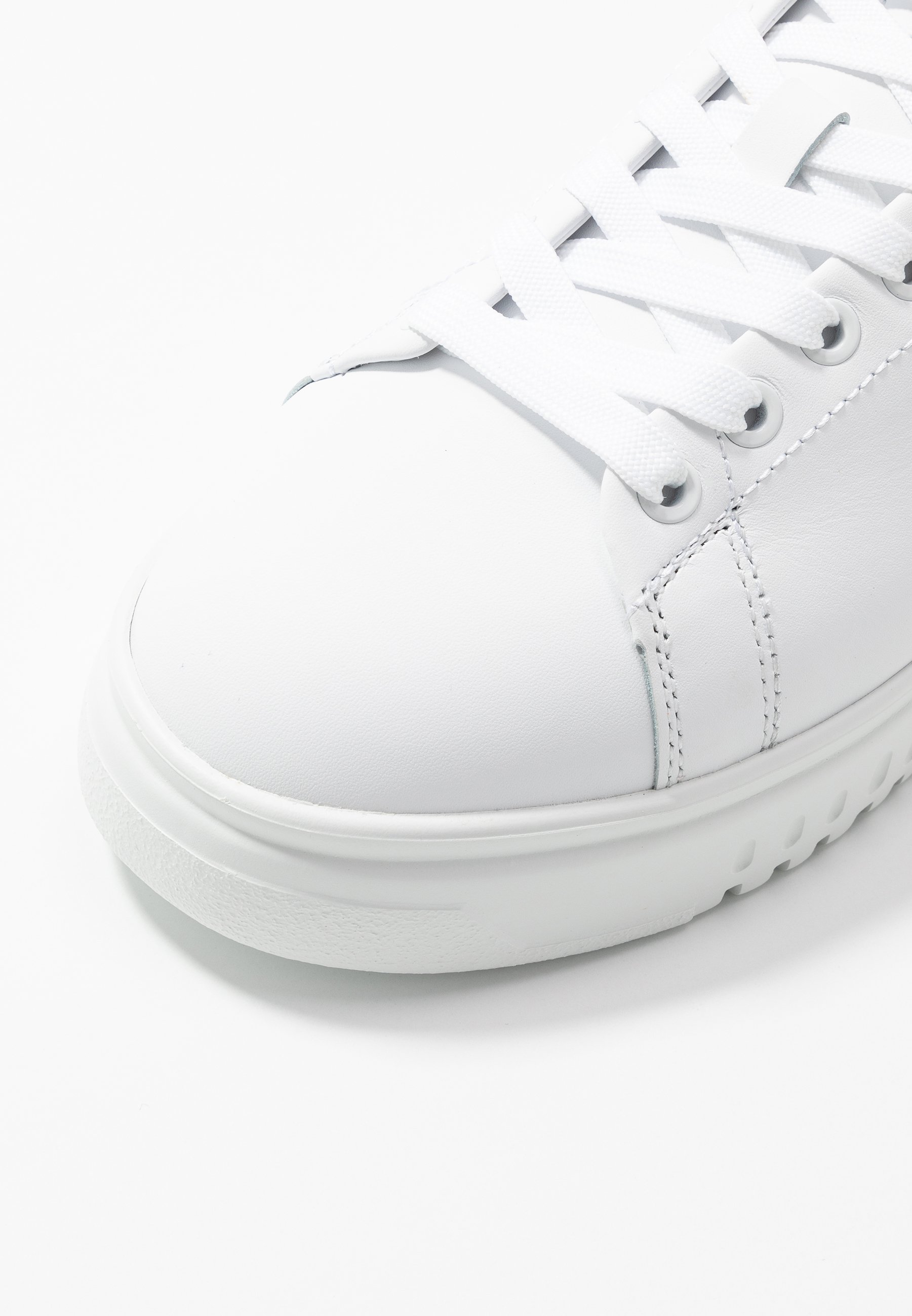 ladies white armani trainers