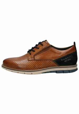 BUSINESS - Chaussures à lacets - cognac