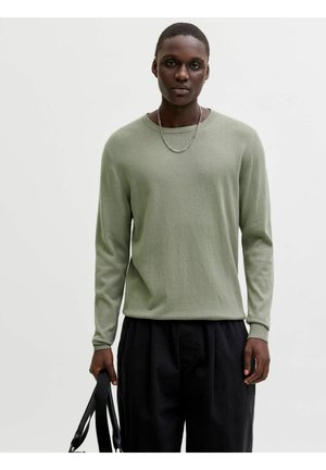 JJEEMIL CREW NECK NOOS - Striktrøje - vetiver