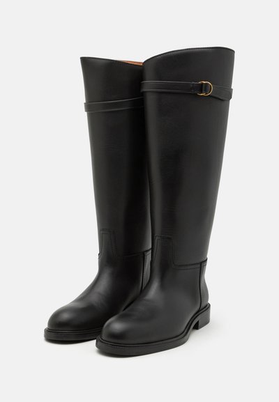 Polo Ralph Lauren BOOTS TALL - Zābaki - black