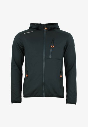 Peak Mountain BLOUSON POLARSHELL HOMME CAMPO - Veste mi-saison - noir orange