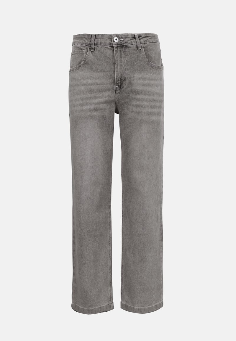 Pier One Straight leg jeans grijs
