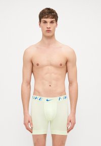 Nike Underwear ESSENTIAL 3 PACK - Boksarice - dark blue/neon yellow/light blue