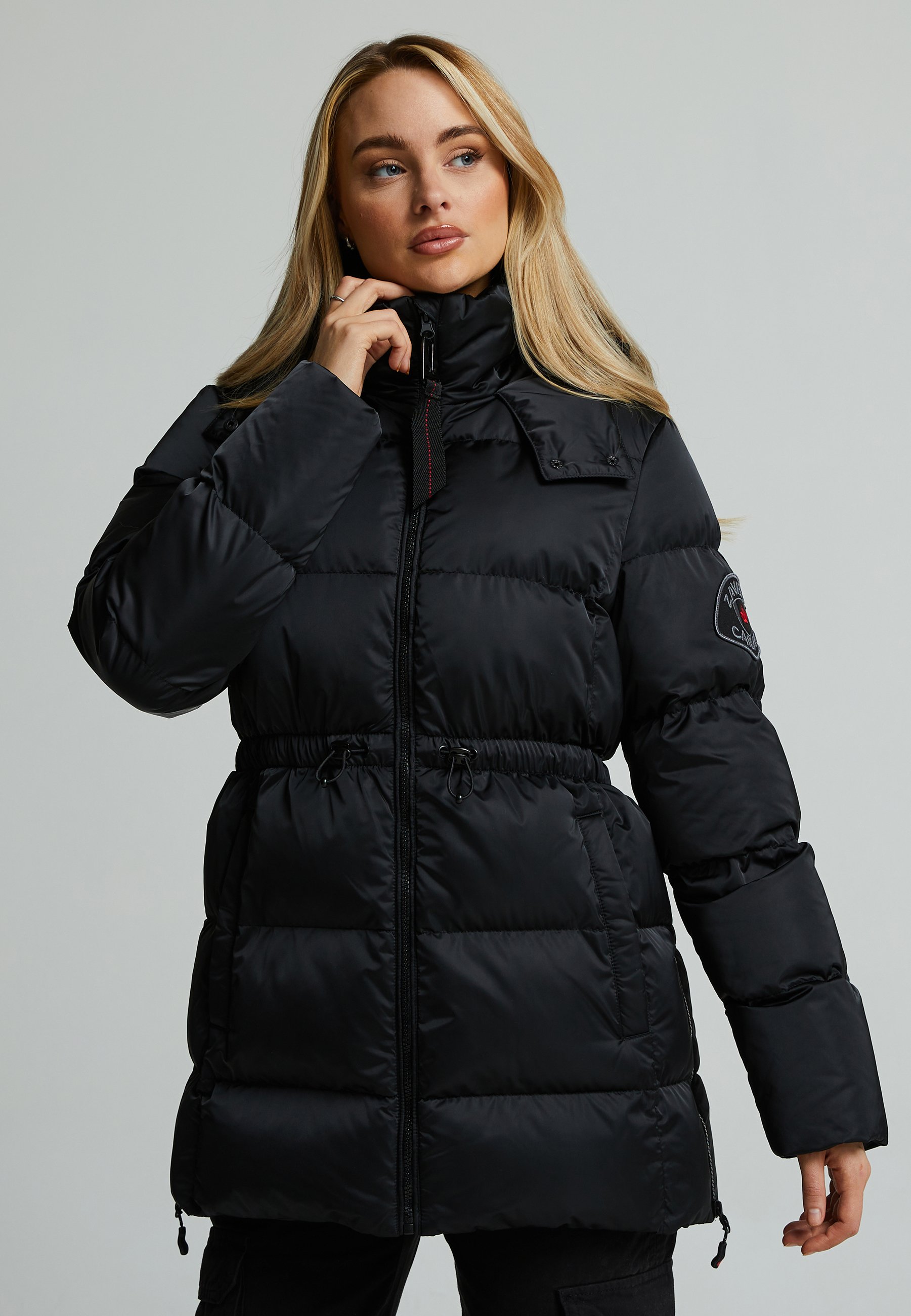 park215c Zavetti Canada VIRNA 2.0 MID LENGTH PUFFER PARKA JACKET - Parka