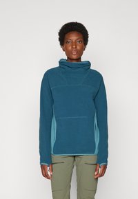 Peak Performance TREELINE HOOD - Fleecegenser - infinity teel