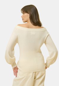 Just Cashmere BOAT NECK - Pullover - snow