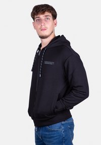 Armani Exchange Felpa con zip - nero