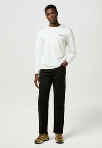 Wrangler LONG SLEEVE LS_AMERICANA - REGULAR FIT - Strickpullover - worn white