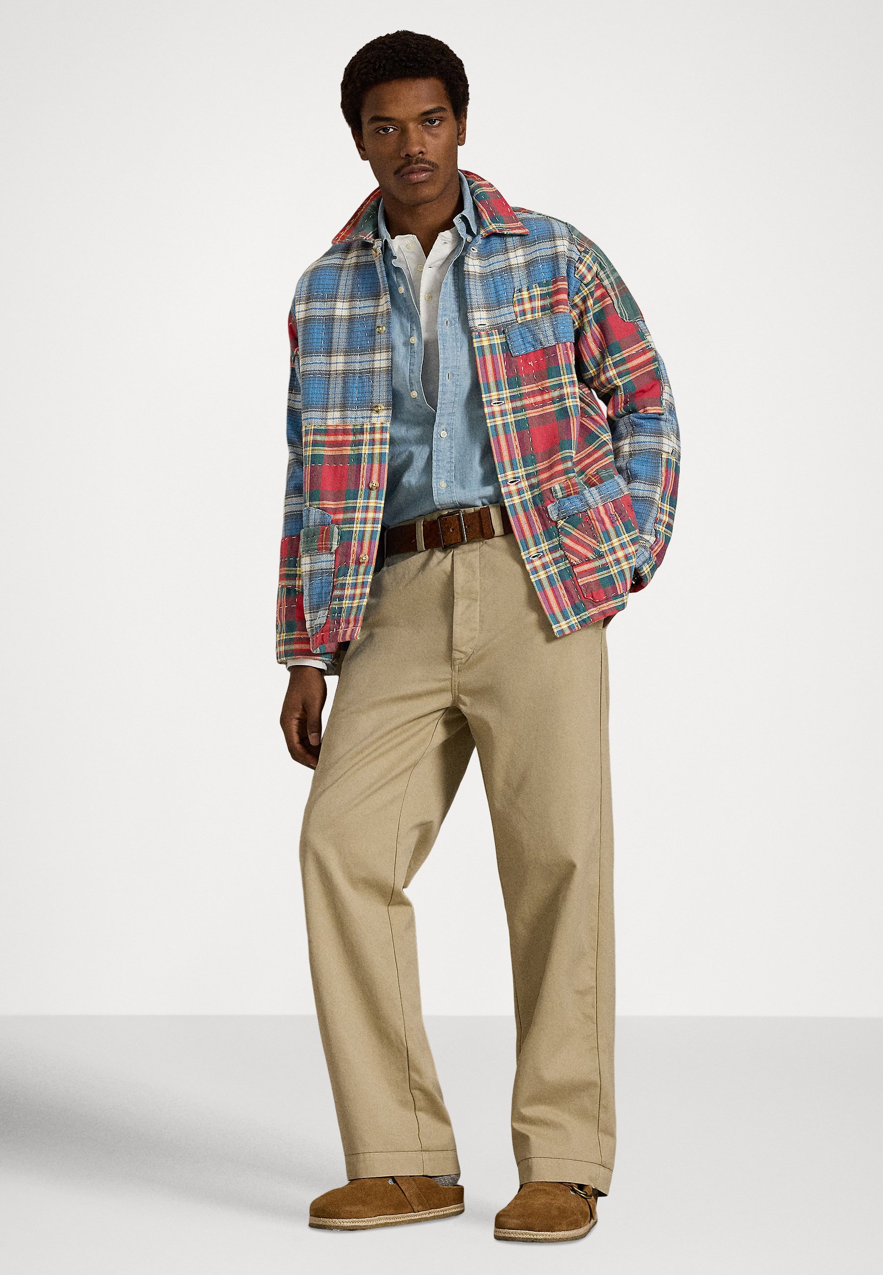 Polo Ralph Lauren PATCHWORK PLAID FLANNEL OVERSHIRT - Shirt