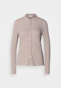 LONG SLEEVE COLLAR BUTTON PLACKET - Paitapusero - rose