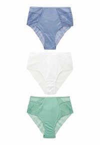 Next HIGH WAIST LEG 3 PACK - Fecskék - blue green white