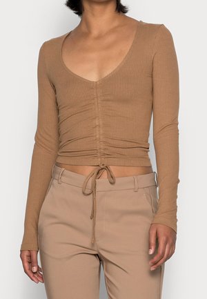 Maglietta a manica lunga - brown