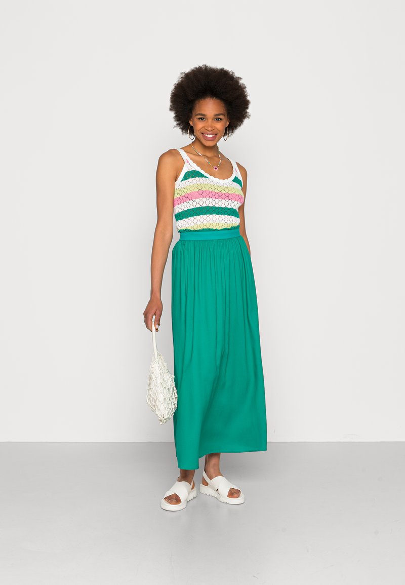 Damen Jeansröcke | ONLY ONLVENEDIG LIFE LONG SKIRT A-Linien-Rock pepper green/grün - MO19543 Damen Jeansröcke | ONLY ONLVENEDIG LIFE LONG SKIRT A-Linien-Rock pepper green/grün - MO19543