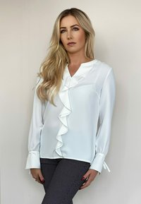 Regina Runder Hals Bluse Bluse Zebra Print