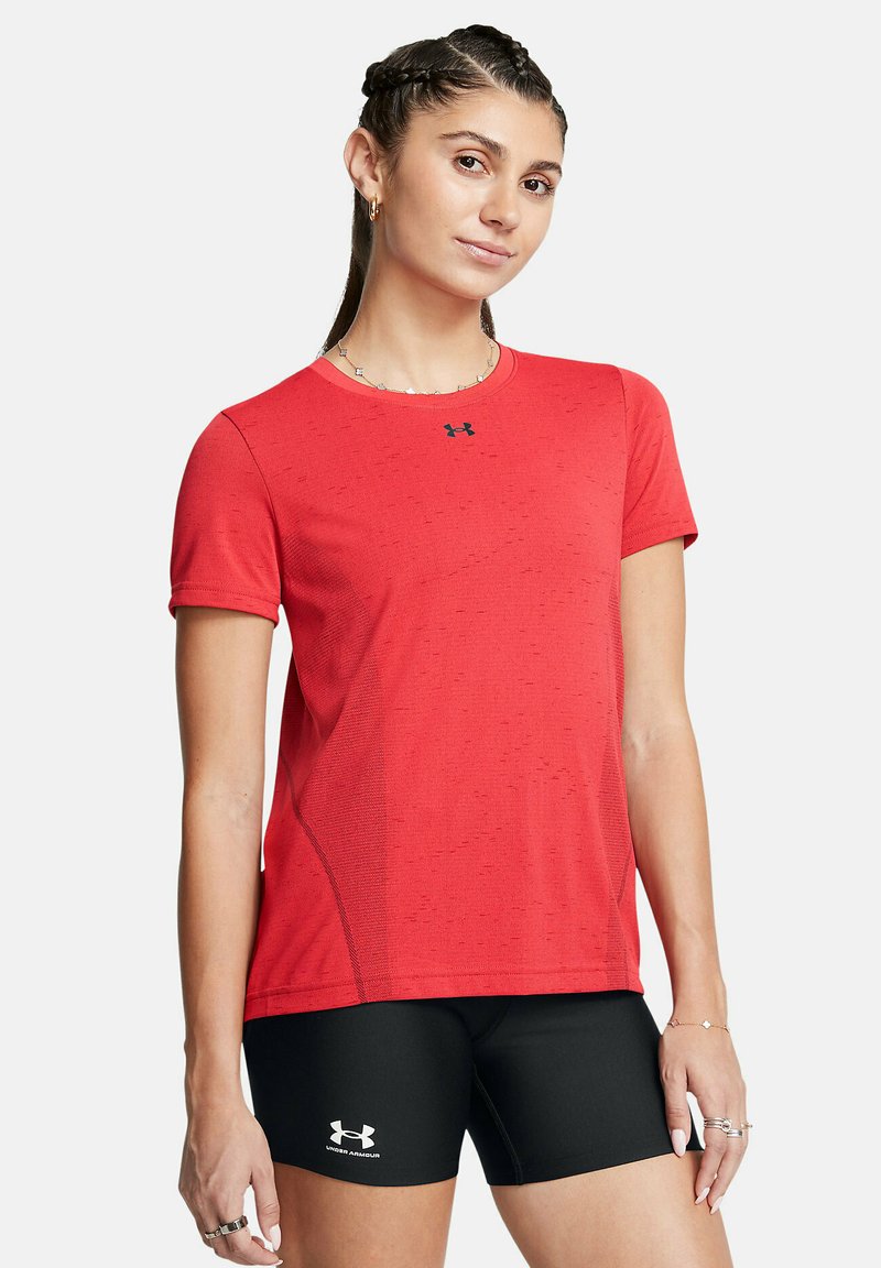 Under Armour VANISH SEAMLESS - Spordi T-särk - racer red