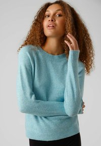 Vero Moda VMDOFFY O-NECK - Trui - scuba blue