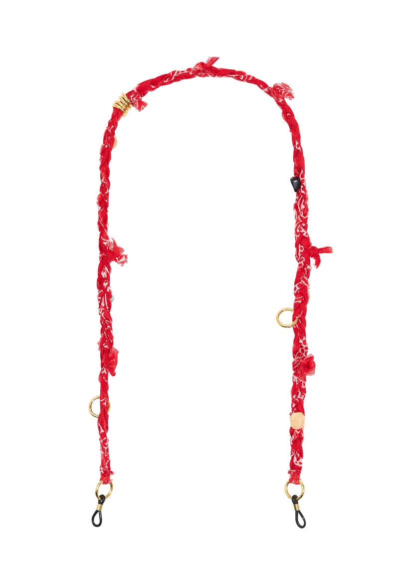 Bimba Y Lola CUELGA GAFAS PAISLEY NUDO  - Grandinėlė - rojo
