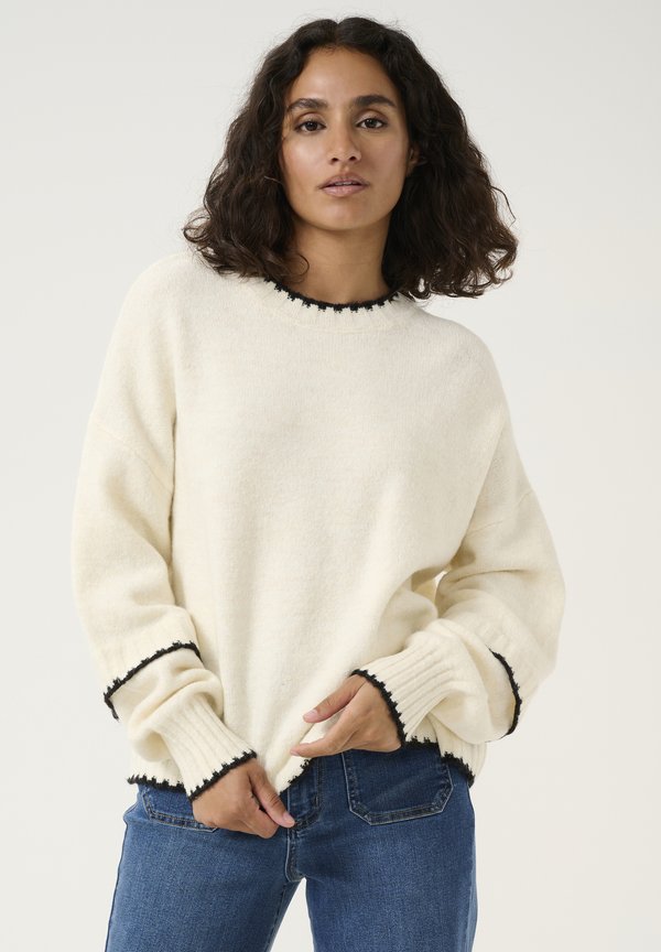 KAVILLI - Strickpullover - chalk melange