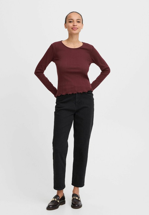 BYUNICA LS - Long sleeved top - port royale4