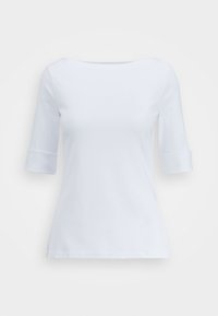 Lauren Ralph Lauren - COTTON BOATNECK TOP - Osnovna majica kratkih rukava - white Minijatura 1