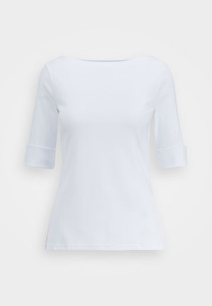 JUDY ELBOW SLEEVE - Camiseta básica - white