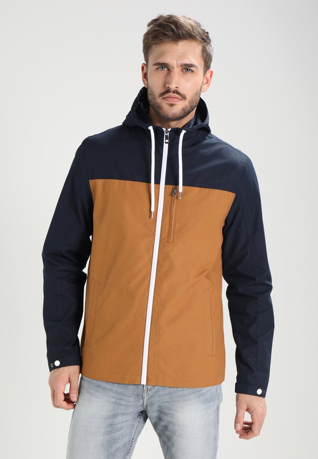 Leichte Jacke - dark blue / camel