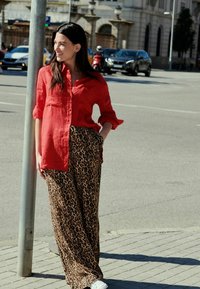 Next TIE WAIST WIDE LEG TALL - Nohavice - animal
