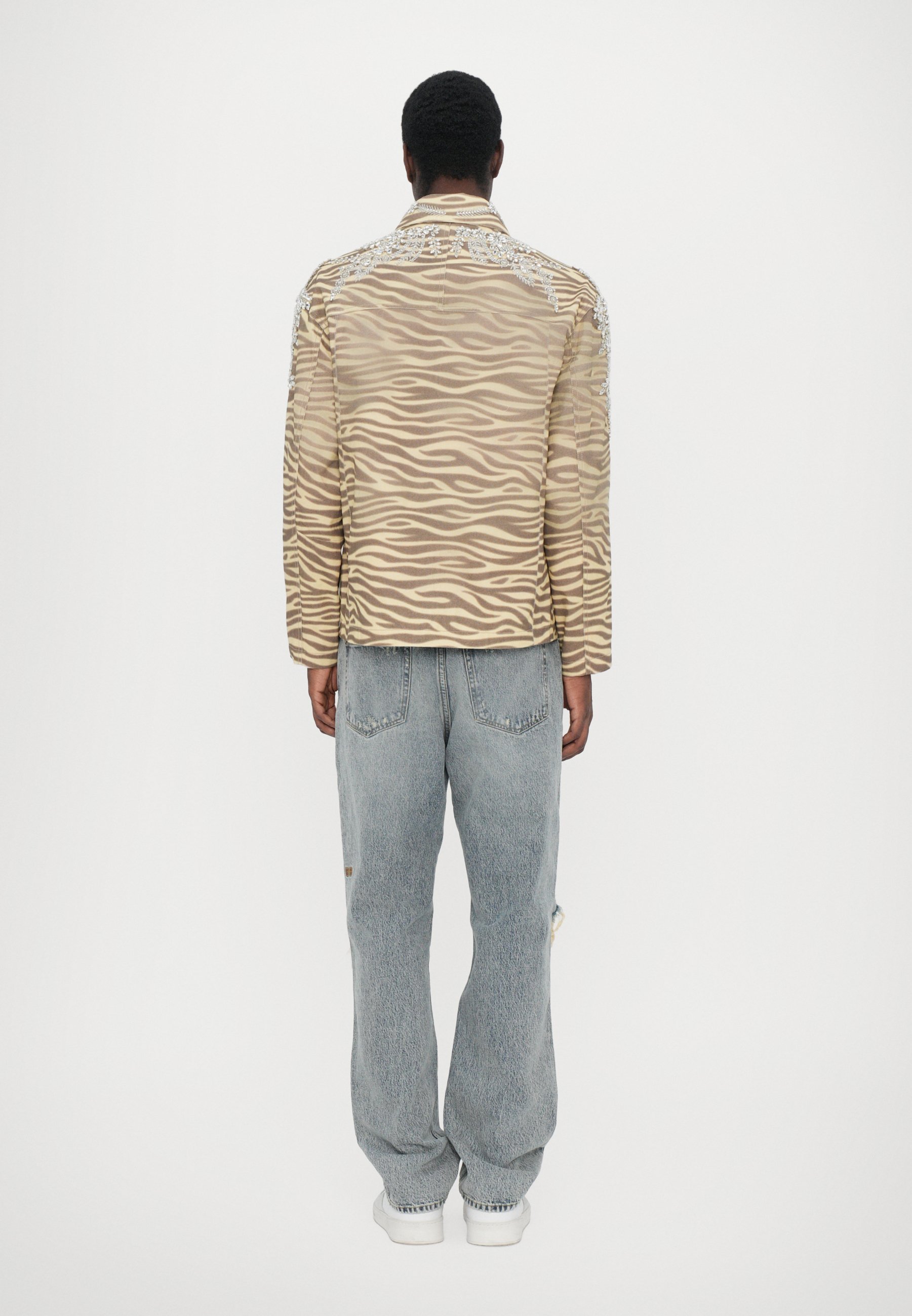 BLUEMARBLE ZEBRA PRINT JACKET - Summer jacket - beige - Zalando