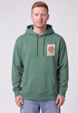 watapparel, TAROT THE PIZZA UNISEX - Kapuzenpullover - green bay