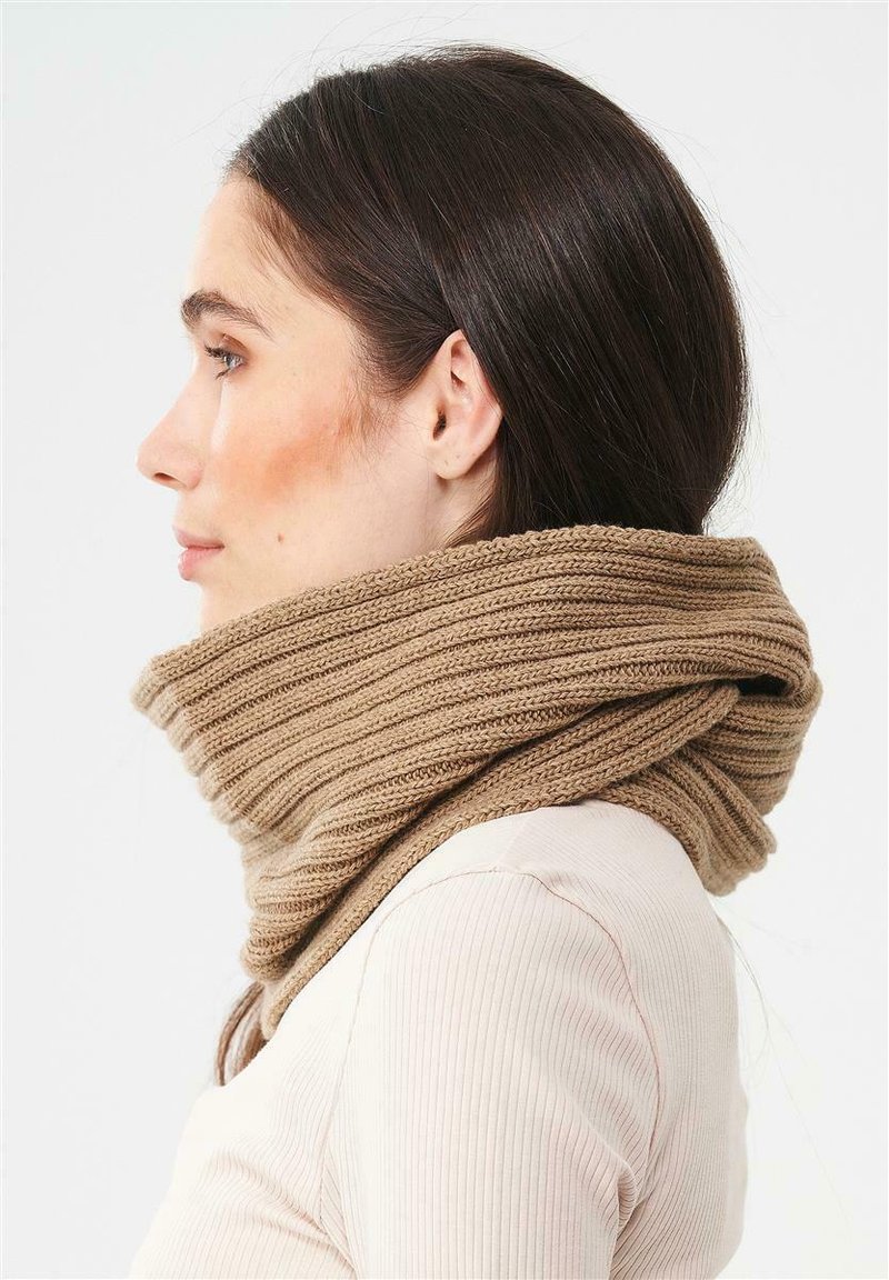 Damen Schals | ORGANICATION Schlauchschal light brown/hellbraun - TY51882 Damen Schals | ORGANICATION Schlauchschal light brown/hellbraun - TY51882