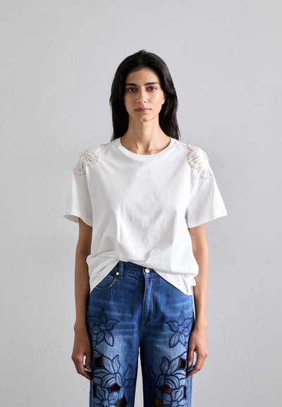 sandro T-shirts print - blanc