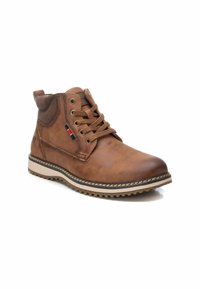 XTI Botines con cordones - camel