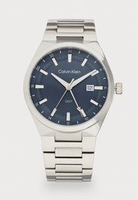 Calvin Klein DISTINGUISH - Laikrodis - silver-coloured/blue