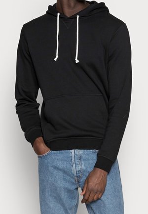 Jersey con capucha - black