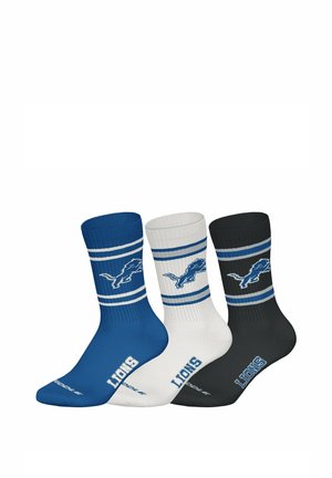 UNISEX 3ER PACK - TEAMS CREW LOGO - Socks - detroit lions