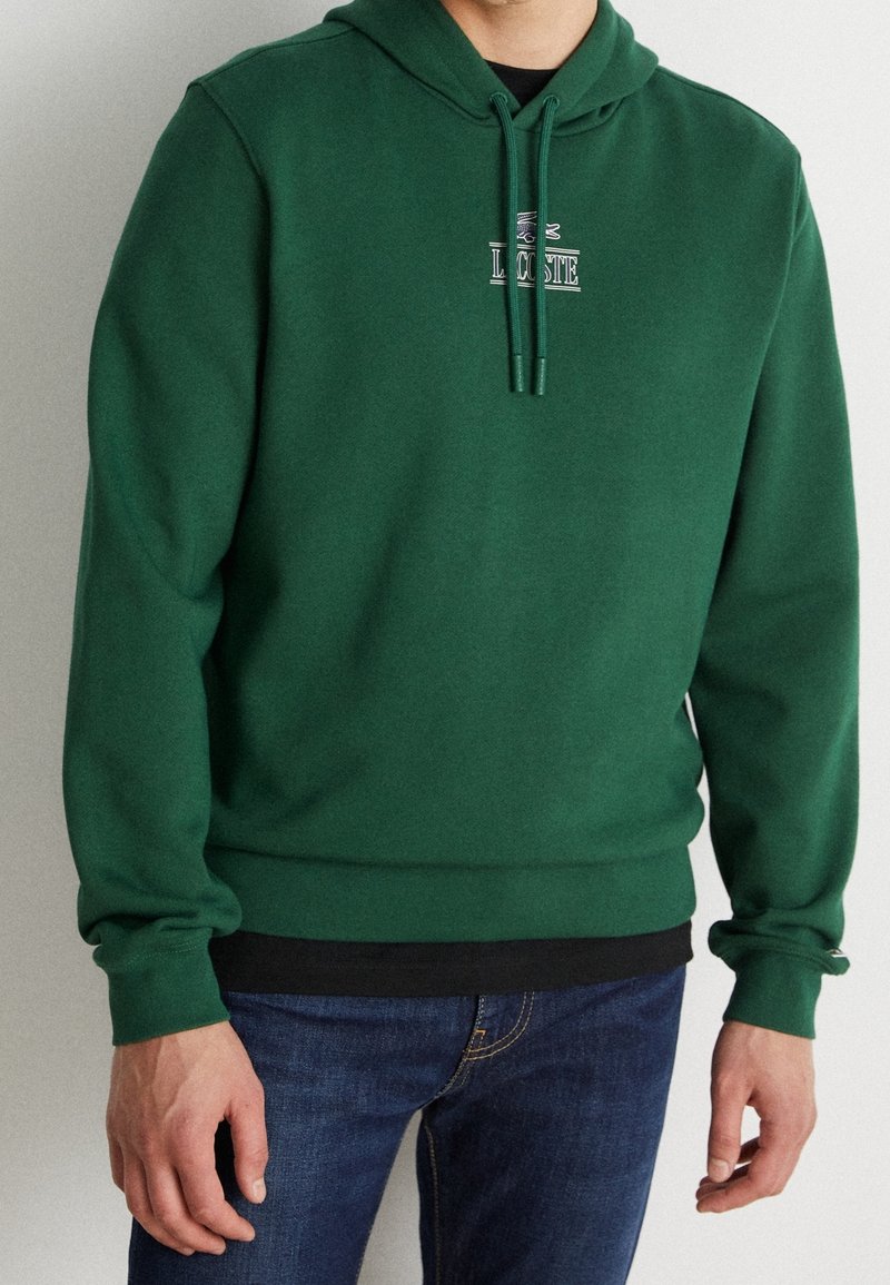 Lacoste Felpa con cappuccio - green