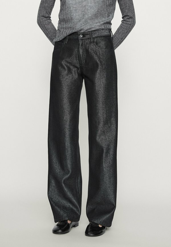 WIDE-LEG METALLIC - Flared Jeans