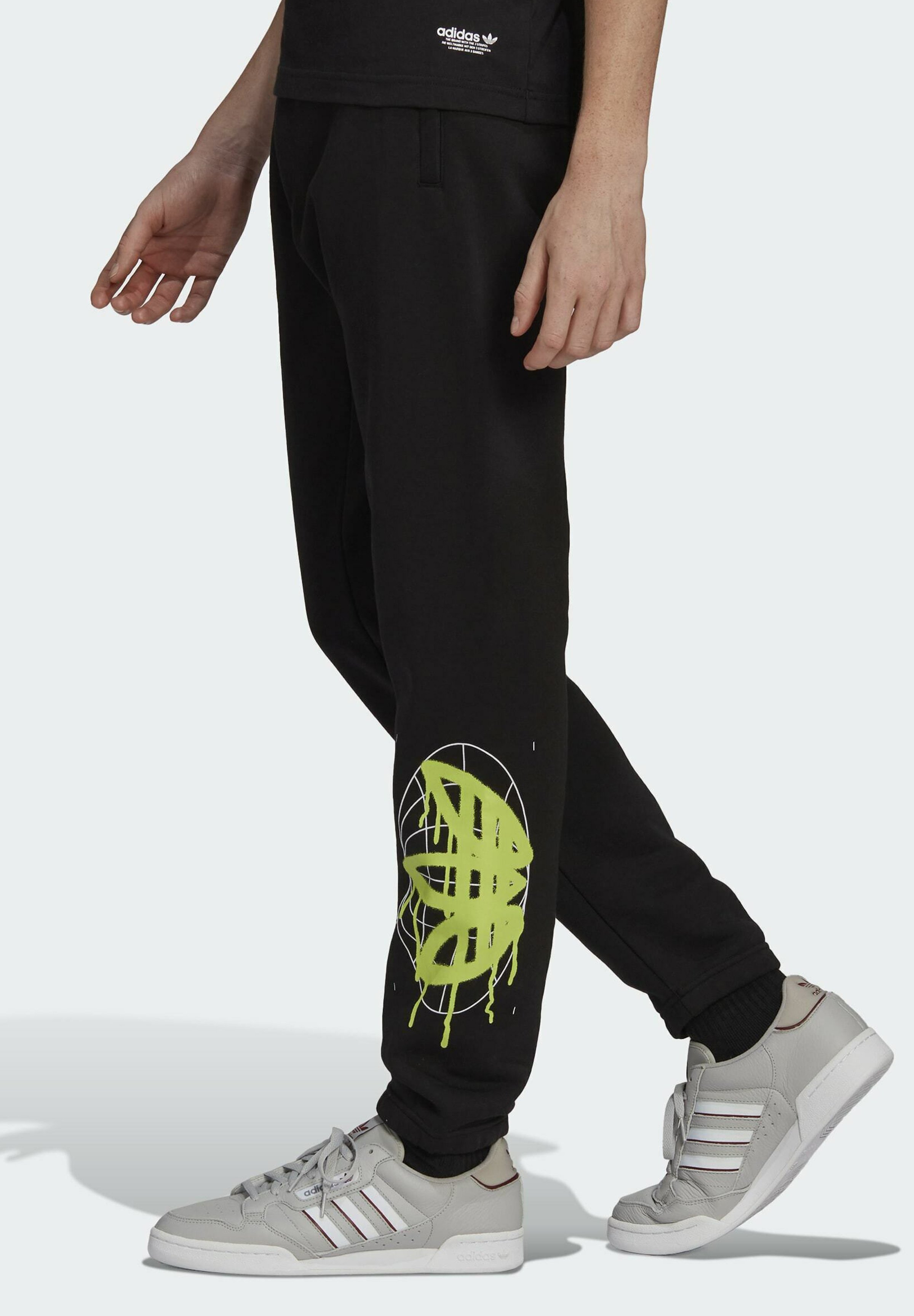 adidas Originals BEHIND - Jogginghose - black/schwarz - Zalando.de