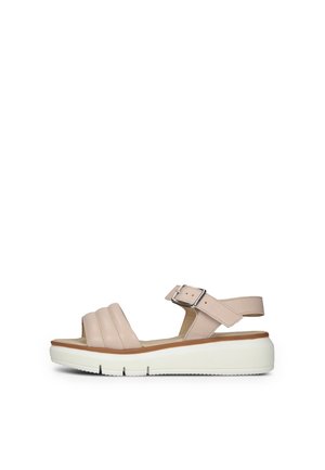 Sandalen met plateauzool - beige