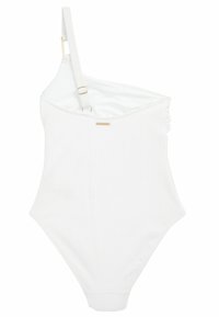 Mint Velvet TUMMY CONTROL ONE SHOULDER - REGULAR FIT - Fürdőruha - white texture