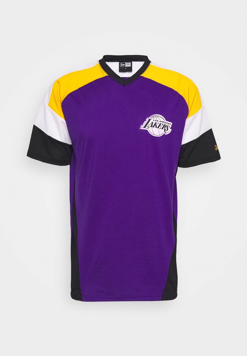 New Era Nba Oversized Tee Los Angeles Lakers Club Wear Purple Zalando Co Uk