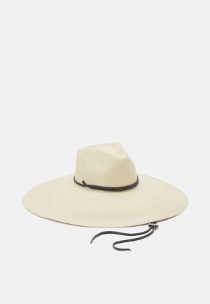 Sensi Studio AGUACATE HAT EXTRA LONG BRIM - Platmale - natural/black