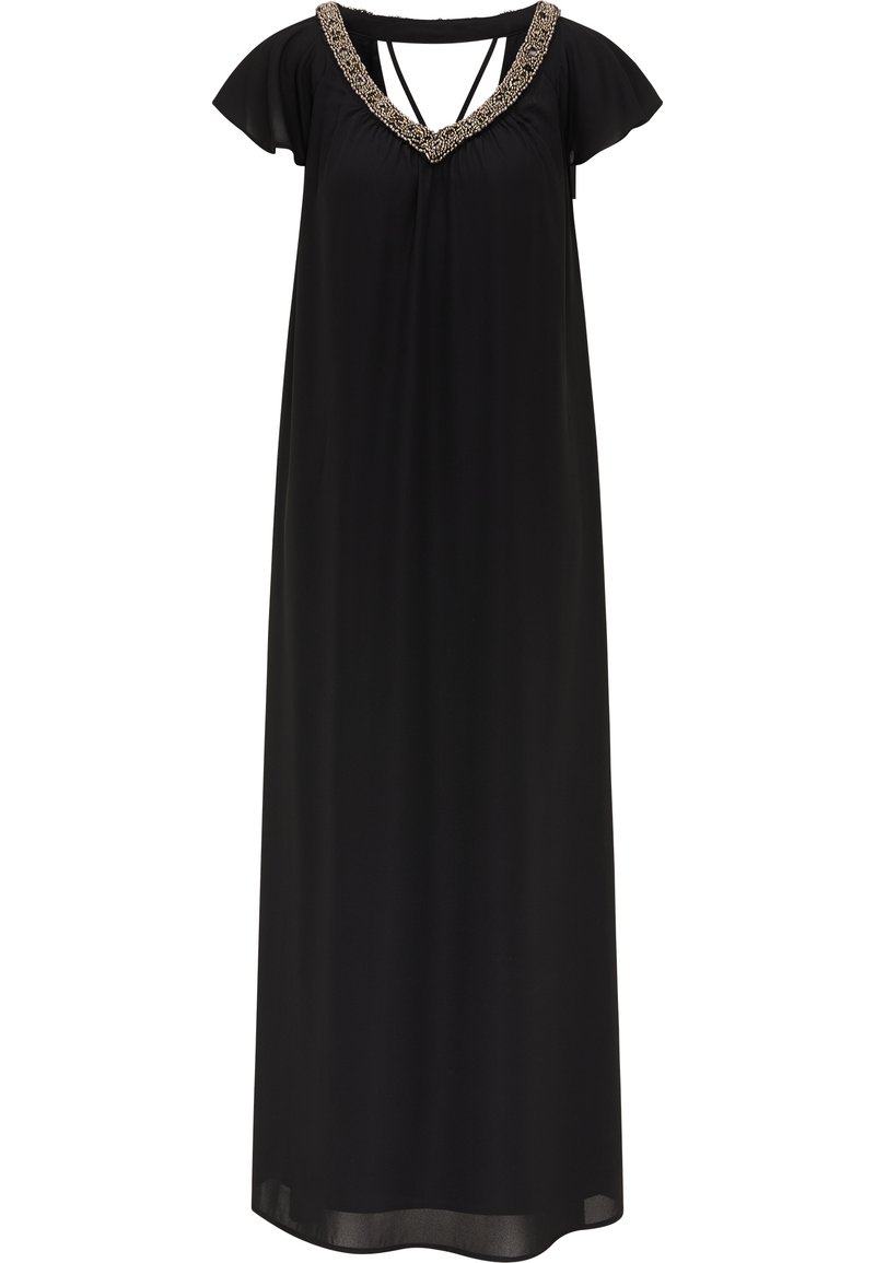 dreimaster Maxi-jurk zwart