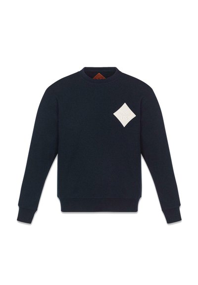 MCM MIT LOGOAUFNÄHER - Sweatshirt - blue