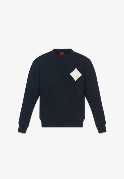 MCM MIT LOGOAUFNÄHER - Sweatshirt - blue