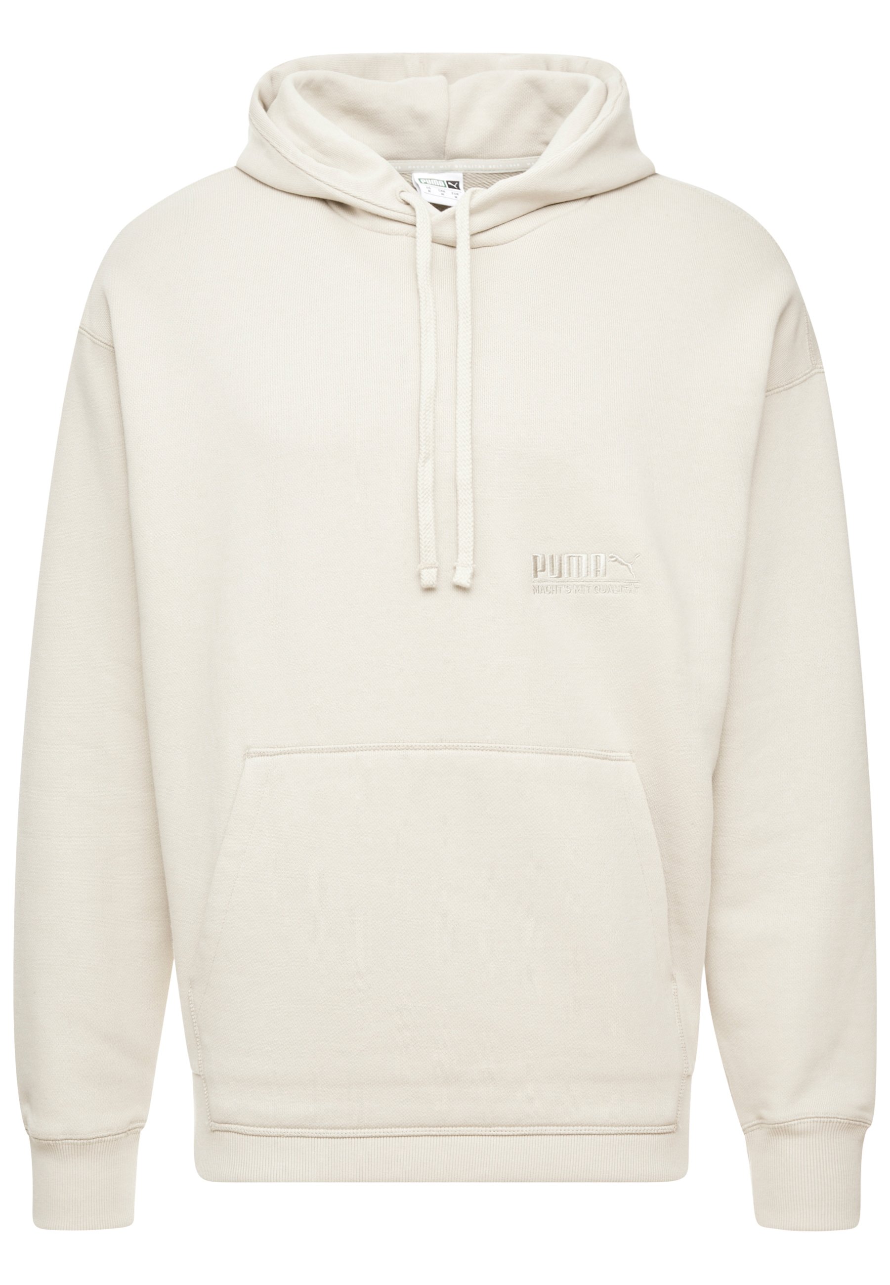 beige puma hoodie
