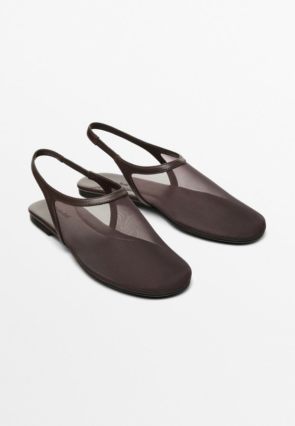 Slingback ballet pumps - berry4
