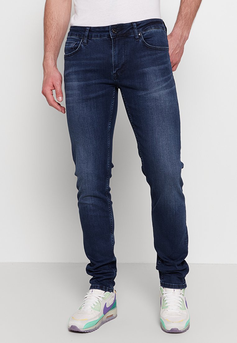 Pepe Jeans Slim fit jeans donkerblauw Pepe Jeans Slim fit jeans donkerblauw