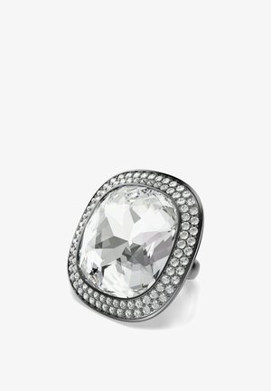Swarovski, UNA ANGELIC COCKTAIL RING, CUSHION CUT, WHITE, RUTHENIUM PLATED - Anillo - white