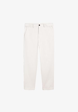 Massimo Dutti SEMI JOGGERS - Pantaloni - STONE